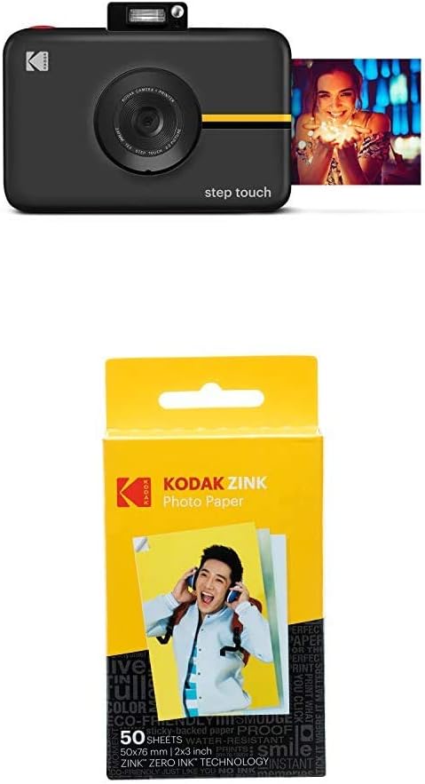 Kodak Step Touch | 13MP Digital Camera & Instant Printer with 3.5 LCD Touchscreen Display, 1080p HD Video - Editing Suite