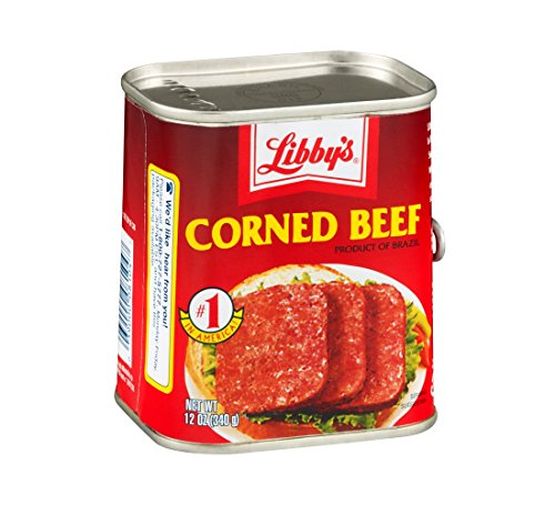 Libby's Corned Beef, Ready to Eat Canned Meat, 14g Protein Per Serving, 12 oz. Can