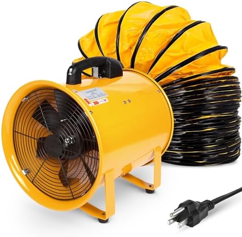 neverest® 12-Inch Industrial Blower Fan, High-Powered 2400 CFM Portable