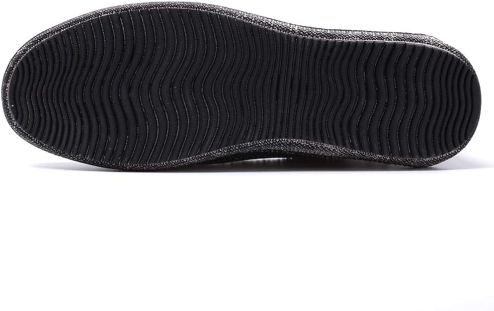 VILOCY Mens Slip on Deck Shoes Casual Canvas Loafers Beach Boat Shoes Zero Drop Vintage Flat