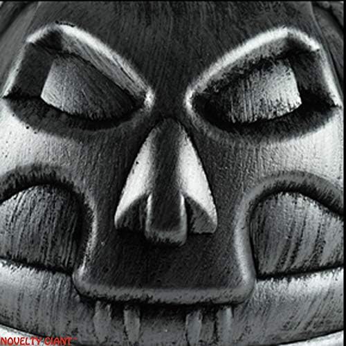 Norwegian Grey Skull Viking Helmet Costume Hat with Horns