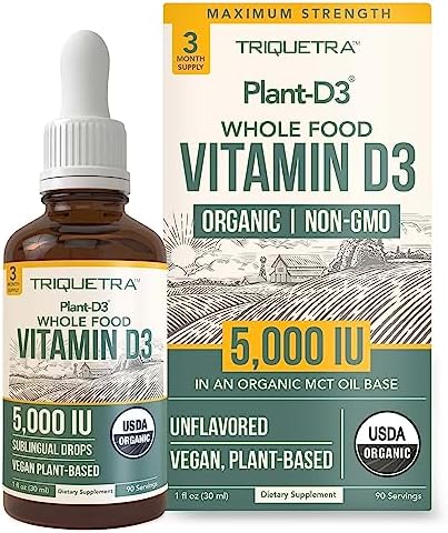 Plant-D3 Organic Vitamin D3 5000 IU - Vegan