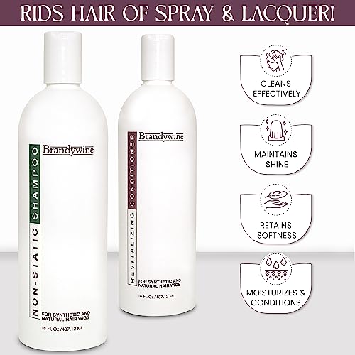 Anti Static Shampoo & Revitalizing Conditioner 8 Ounce, Value Pack Bundle 2 items
