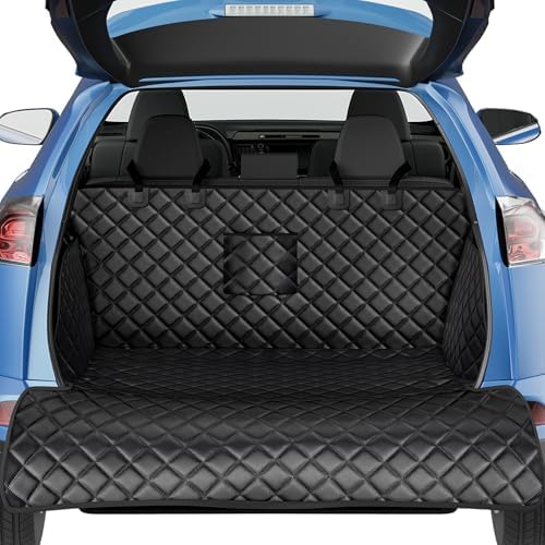 PETICON SUV Cargo Liner for Dogs, Trunk Cover with Bumper Flap Protector