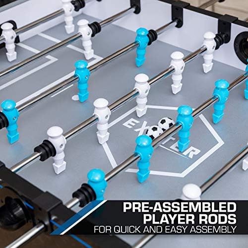 EastPoint Sports 60-Inch Official Competition Size Foosball Table - Foosball Game Table and Foosball Ball Set Complete with Quick-Connect Rods and