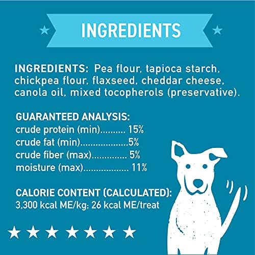 Cloud Star Wag More Bark Less - Dog Treats - Crunchy Biscuits - Grain Free Cheddar Cheese - 14 oz Box