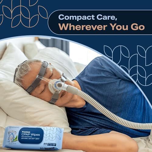 CPAP Mask Wipes (320 Count) + 8 Travel - Premium Large and Moist Cleaning Wipes for Mask | Cleaner, Unscented, CPAP Cleaning Supplies