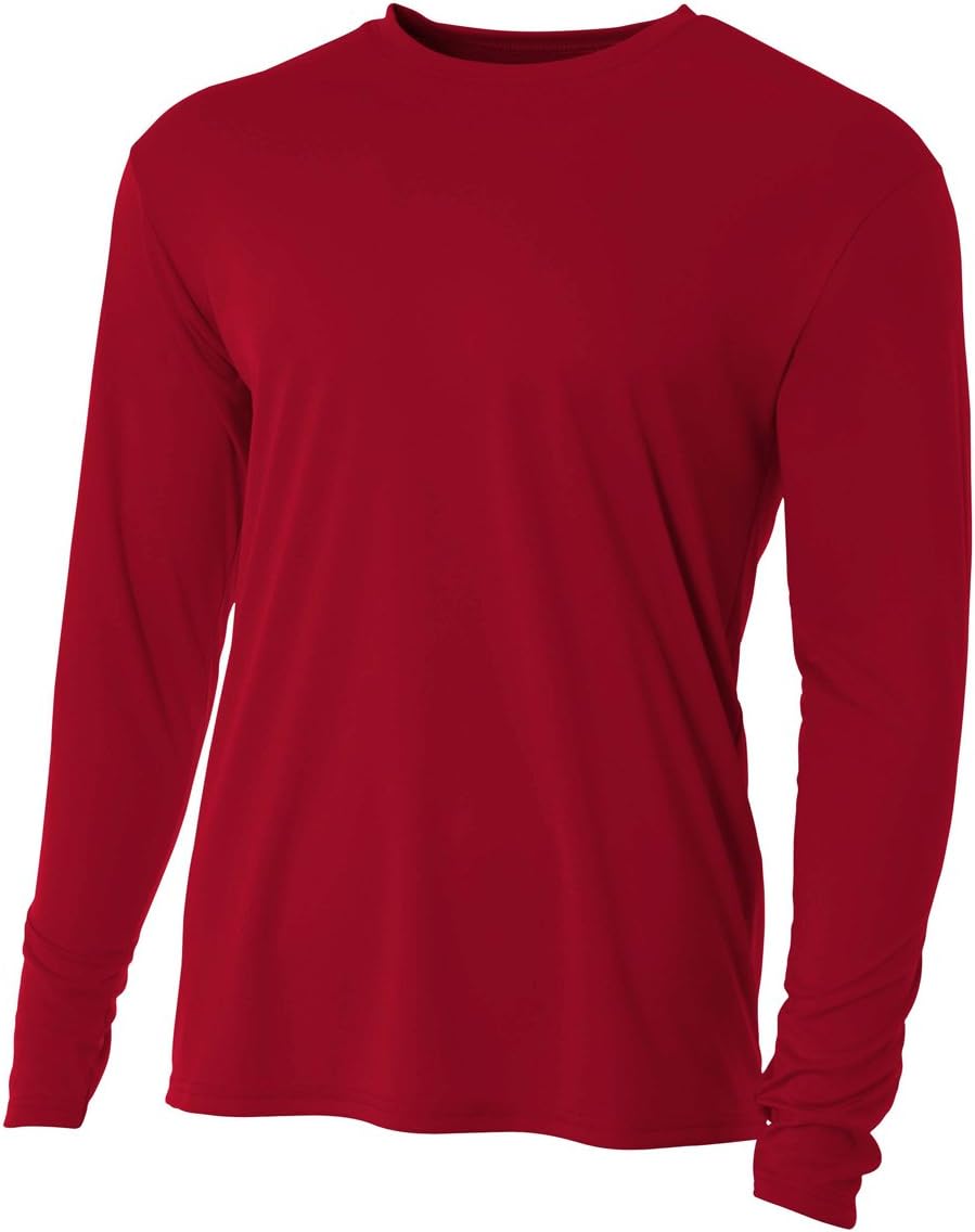 A4 Men's Cooling Performance Crew Long Sleeve Tee
