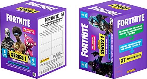 Panini Fortnite Series 1 Trading Cards - Blaster Box, 37 Trading Cards, Includes One Epic Cards with Impressive Optical Effects