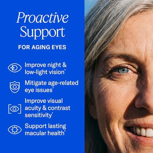 EyePromise Restore Aging Eye Health Supplements, 60 Softgels | Omega 3 Supplement for Aging Eyes with Lutein and Zeaxanthin, Fish Oil, EPA, DHA & Eye Vitamins (Packaging May Vary)