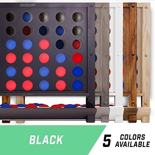 GoSports Wall Mounted Giant 4 in a Row Game - Jumbo 4 Connect Family Fun with Coins