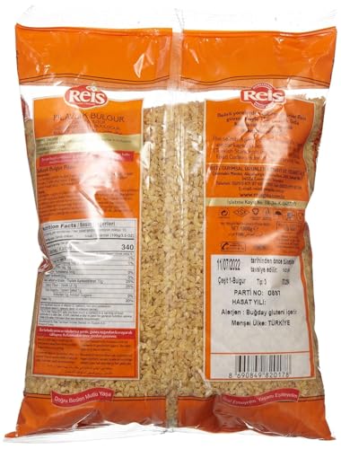 Reis Coarse Bulgur Wheat, Cereal Bag for Pilaf, Meal & Soups, 2.2 lb