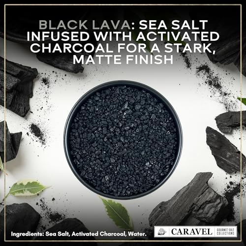 Caravel Gourmet Smoked Sea Salt Sampler, 6-Flavor Grilling Salts, 0.5 oz | Grilling & cooking salts bundle, finishing salt & spice variety pack gift for special occasions