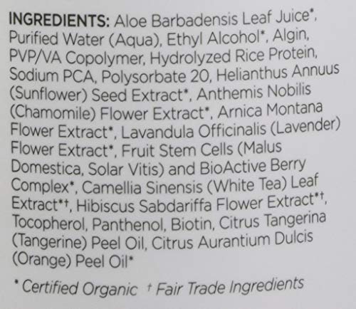 Andalou Naturals Sunflower & Citrus Brilliant Shine Hair Spray (8.2 fl oz) | Styling for Shine & Medium Hold, Aloe Vera for Frizz Control, Natural & Cruelty Free