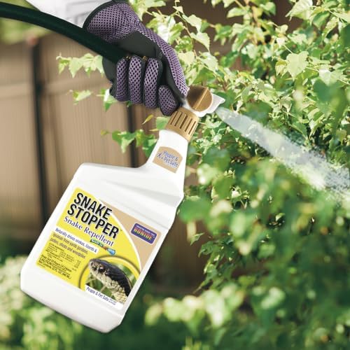 Bonide Snake Stopper Snake Repellent, 32 oz Ready-to-Spray | Deter Snakes from Yard & Garden, People & Pet Safe
