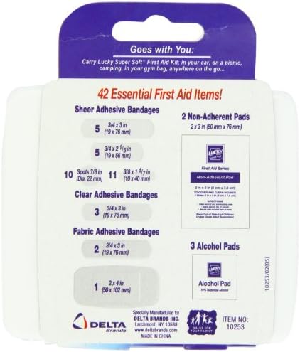 Lucky Super Soft First Aid Kit, 42 Count