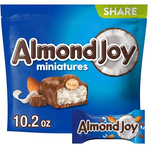 ALMOND JOY Coconut and Almond Chocolate Candy Bars, 1.61 oz (36 Count)