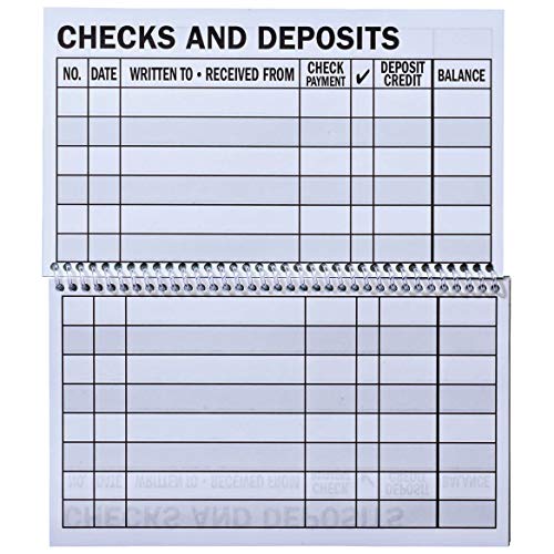 Miles Kimball Giant Print Check Register, Set of 2, Organizers