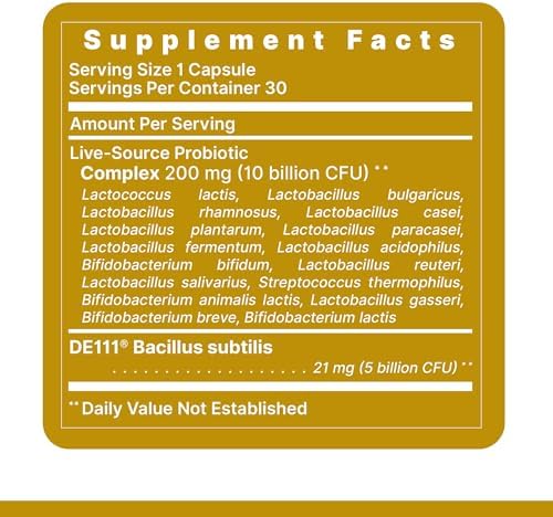 Premier Research Labs MicroBiome-18 - Probiotics for Digestive Health, Probiotics with Lactobacillus Acidophilus for Women and Men
