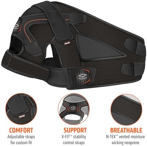 Shock Doctor Shoulder Brace for Men, Shoulder Support Brace, Prevents & Promotes Healing from AC Sprains, Rotator Cuff Shoulder Brace & Moderate Separations, Rotator Cuff Support Brace