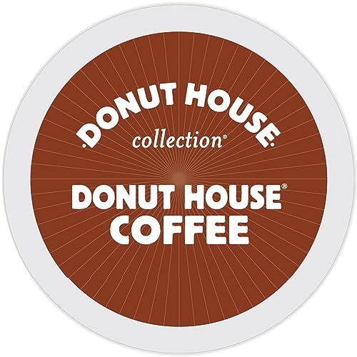 Donut House Collection Chocolate Glazed Donut, Single-Serve Keurig K-Cup Pods, Flavored Light Roast Coffee, 24 Count