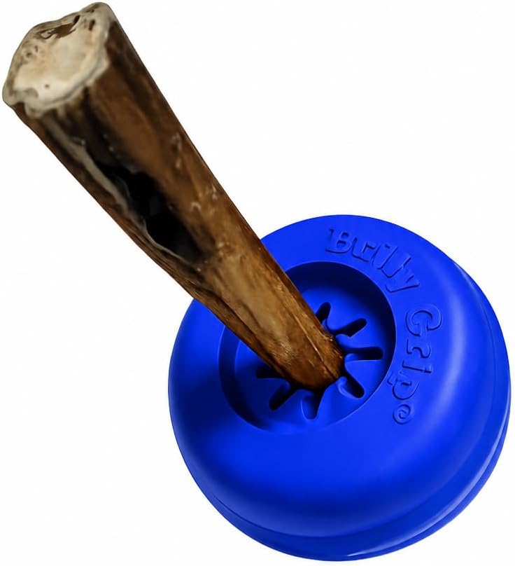 Bully Stick Holder for Dogs -Large Size - Interactive Dog Toy, Dog Treat Holder, Slow Feeder, Treat Dispenser, Chew Toy and Dog Safety Device