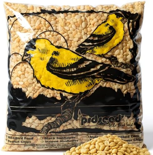 Fresh Shelled Peanuts for Birds & Squirrels - Raw Wildlife Peanuts, No Mess Bird Seed, No Waste Bird Seed for Wild Birds & Backyard Squirrels (10lbs)