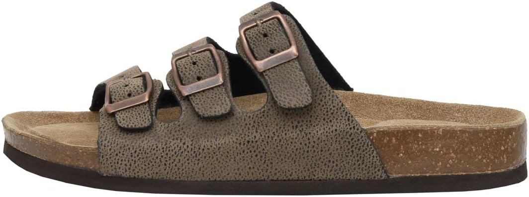 CUSHIONAIRE Women's Lela Cork footbed Sandal with +Comfort