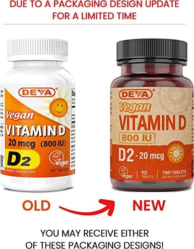 Deva Vegan Vitamins Vitamin D 800Iu Vegan 90 Tab