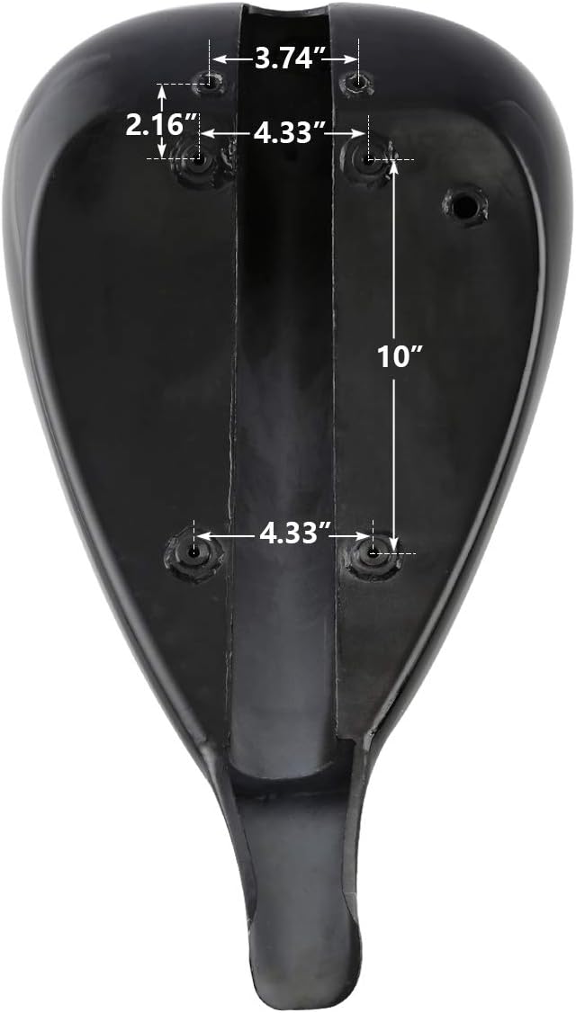 SLMOTO 3.4 Gallon Motorcycle Gas Tank W/Cap Fit For Honda Rebel 250 CMX250