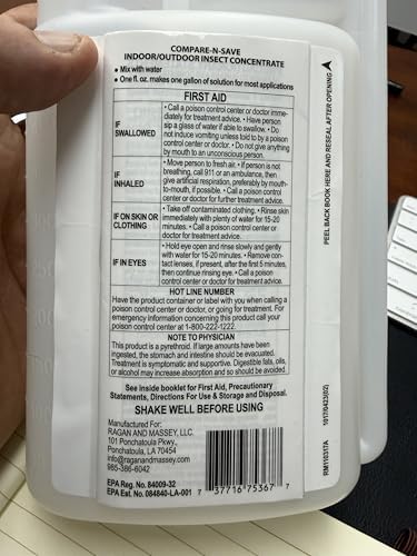 Compare-N-Save Concentrate Indoor & Outdoor Insect Control, 32 oz, Model Number: 75366