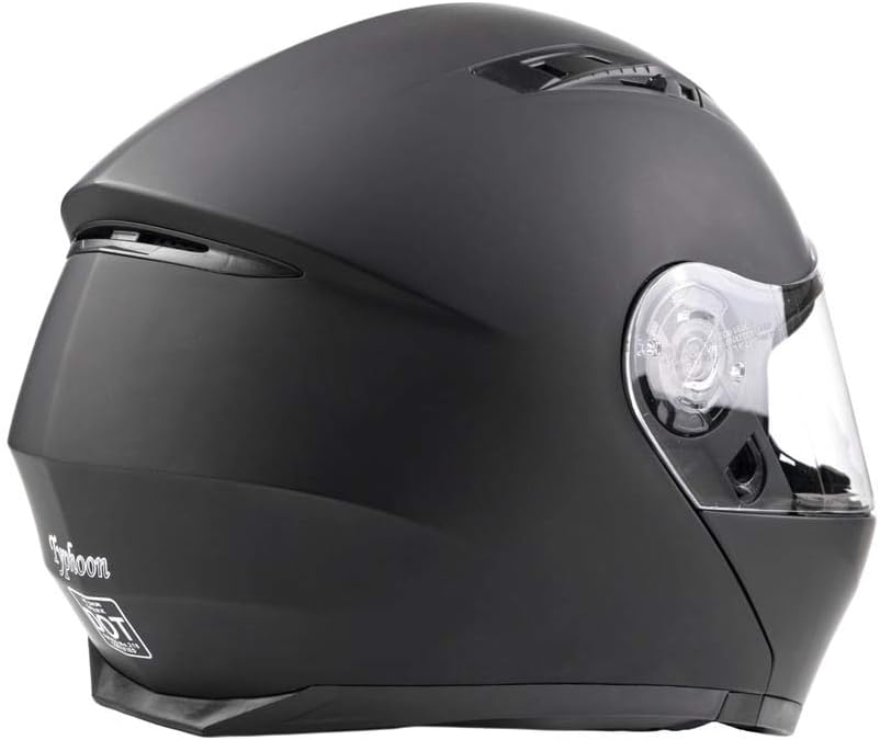 Adult Modular Motorcycle Helmet DOT w/Retractable Sunglass Full Face Flip-up Typhoon TH158
