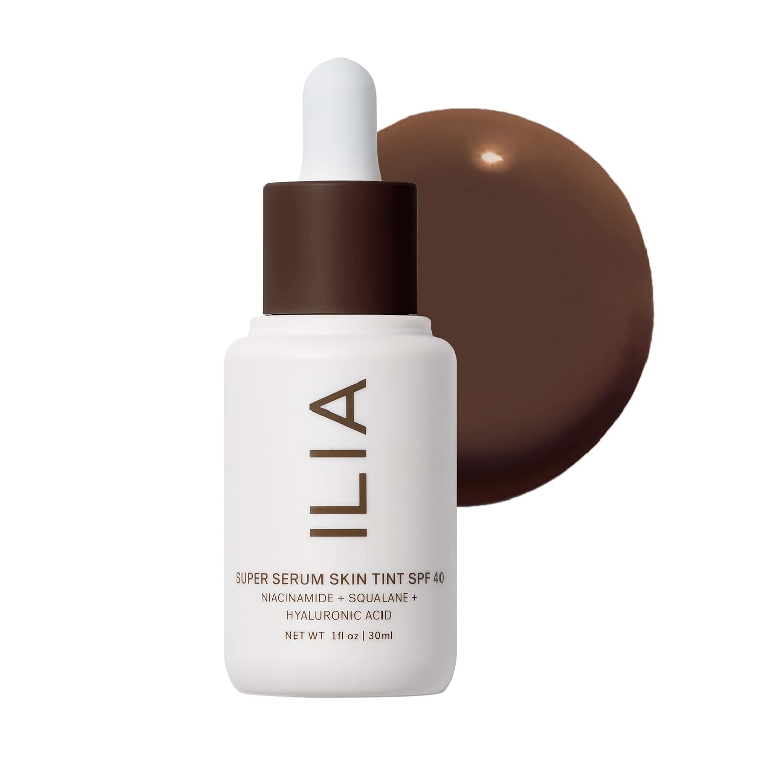 ILIA - Super Serum Skin Tint SPF 40 (Diaz ST7, 1 fl oz | 30 ml)