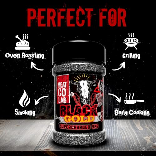 Angus & Oink | Dirty Cow Beef BBQ Rub | Bold Flavour for Brisket & Beef Ribs | Perfect for Low & Slow BBQ | Coffee-Infused Bark Maker | Gluten-Free | 220g