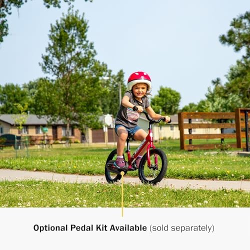 Strider 14x Classic, Awesome Blue - Balance Bike for Kids 3 to 6 Years -Includes Kid Sized Grips, Padded Seat, Performance Footrest, All-Purpose Tires Easy Assembly, Tool-Free Adjustments | No Pedals, Balance Bike with Adjustable Seat and Handlebars, Lig…
