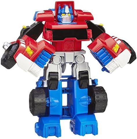 Transformers Playskool Heroes Rescue Bots Optimus Prime, 4.5-Inch Action Figure, Kids Converting Robot Toy, Ages 3+ (Amazon Exclusive)