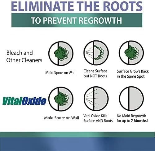 Vital Oxide Disinfectant, Deodorizer, Cleaner, Food-Contact Sanitizer, Virucide – (EPA registration #82972-1) – Kills Mold & Mildew, Eliminates Odors -1 Gallon | EPA registration 82972-1, disinfectant, deodorizer, cleaner, food-contact sanitizer and viru…