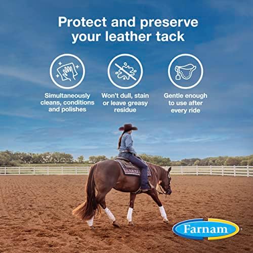 Farnam Leather New Easy-Polishing Glycerine Saddle & Leather Cleaner, 16 oz