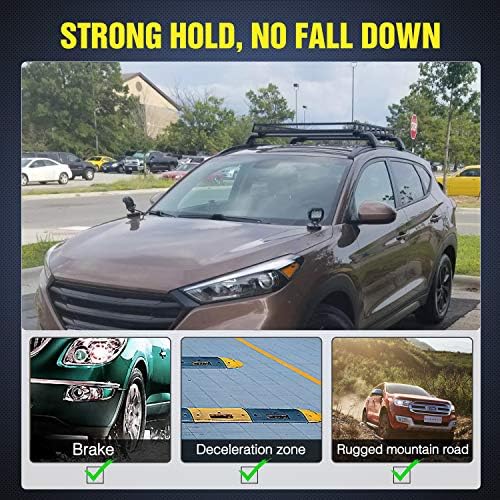 Nilight 2 Pcs 4 Inch 60W Led Pods with 2 Inch Tow Hitch Mounting Brackets Backup Reverse Lights Rear Light Bar for Pickup ATV SUV Truck Trailer Boat