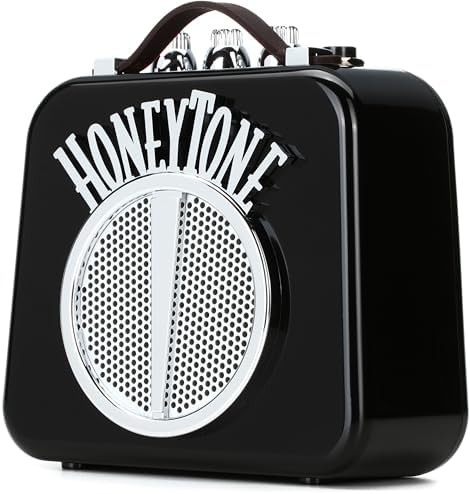 Danelectro Honeytone N-10 Guitar Mini Amp, Black with belt clip | Includes belt clip