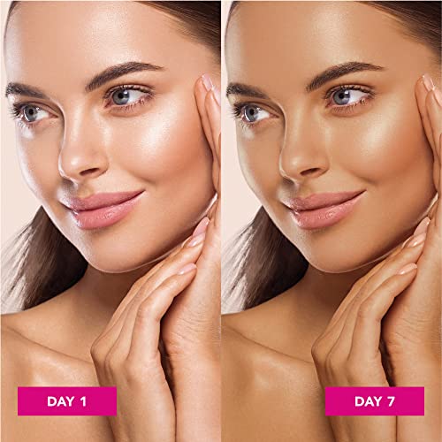 Jergens Natural Glow Face Self Tanner Lotion SPF 20, Fair To Medium, 2 oz | Sunless Tanning, Daily Facial Sunscreen, Oil Free Formula