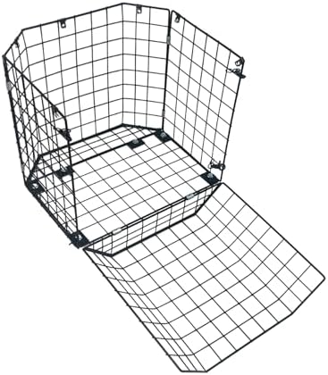 Highwild Varmint Cage Feeder Guard for 30 & 55 Gallon Barrels | Steel Feeder Protector Helps Keep Raccoons, Squirrels, Birds and Other Wildlife Away