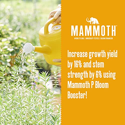 Mammoth Organic Bloom Booster | Mammoth P Organic Fertilizer Microbial Inoculant | 16% Proven Increase in Yield (250 ml)