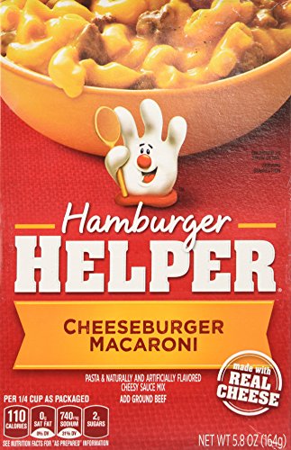 Betty Crocker Hamburger Helper, Double Cheeseburger Macaroni Hamburger Helper, 6 Oz Box