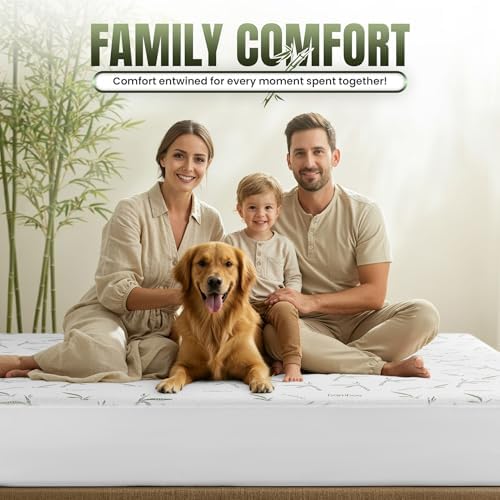 Bamboo Viscose Waterproof Mattress Protector Queen Size, fits 17" deep | Utopia Bedding Cooling Mattress Cover, Soft Breathable Mattress Pad, Noiseless, Fitted Style, Stretchable Pockets, Washable