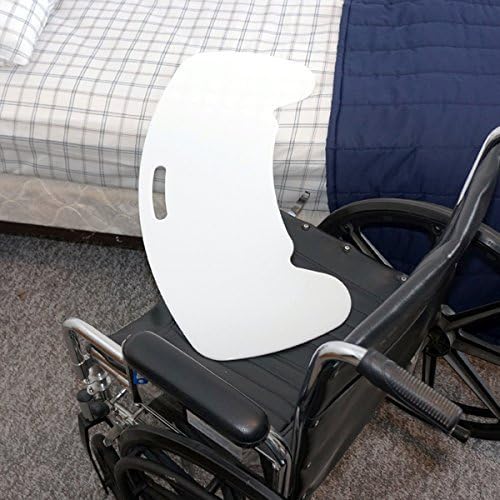 Curved Transfer Board for Safe Patient Transfers, Durable Polyethylene Sliding Board with Flared Ends, Mobility Aid for Wheelchair, Bed