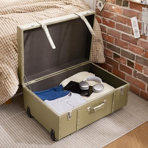 DormCo Texture® Brand Trunk - Glitter Gold 29"L x 20"W x 14"H