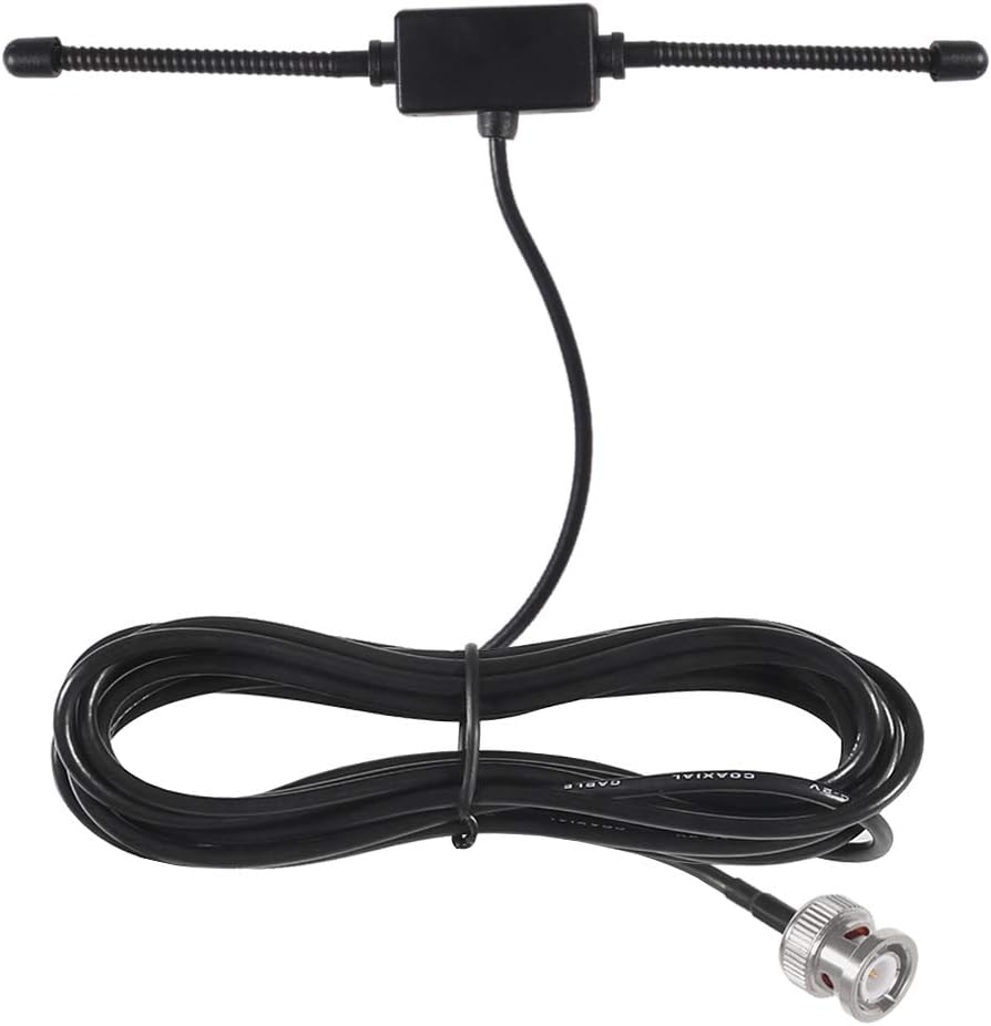 ACEIRMC VHF UHF Car Truck Police Scanner Adhesive Mount Antenna, Compatible with Uniden Bearcat Whistler Radio Scanner, BNC Male Connector, 3m Cable