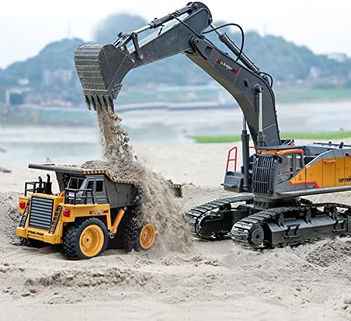 kolegend Remote Control Excavator Toy 1/14 Scale RC Excavator