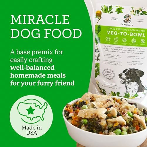 Dr. Harvey's Veg-To-Bowl Fine Ground Dehydrated Vegetable Pre-Mix for Dogs, 7-Pound Bag | Dehydrated Vegetable Pre-Mix